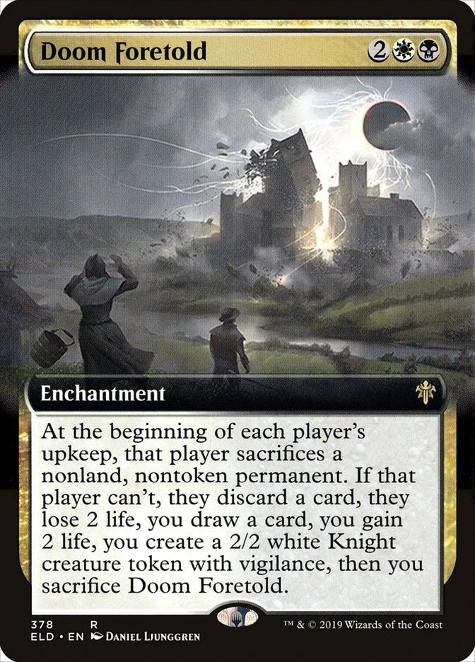 Doom Foretold (Extended Art) [Throne of Eldraine] | Good Games Cannington
