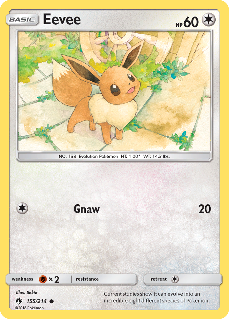 Eevee (155/214) [Sun & Moon: Lost Thunder] | Good Games Cannington