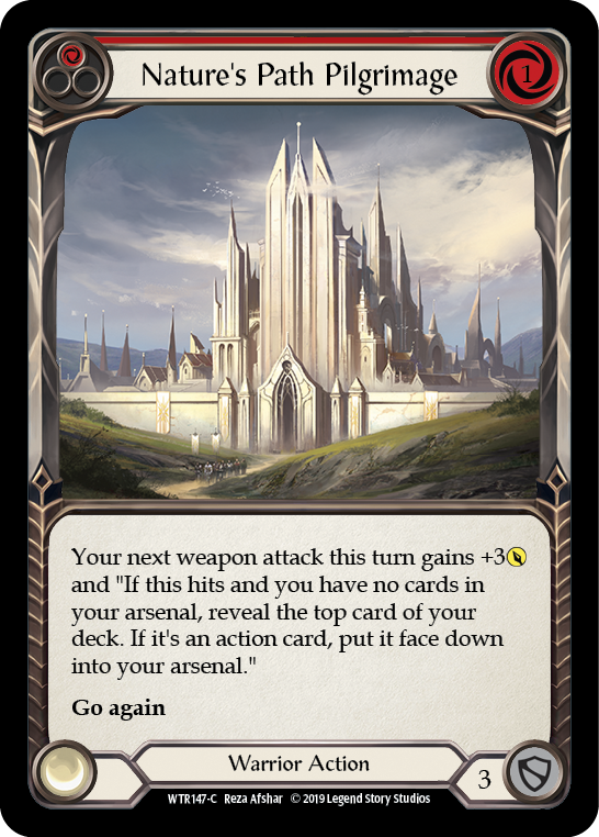 Nature's Path Pilgrimage (Red) [WTR147-C] Alpha Print Normal | Good Games Cannington