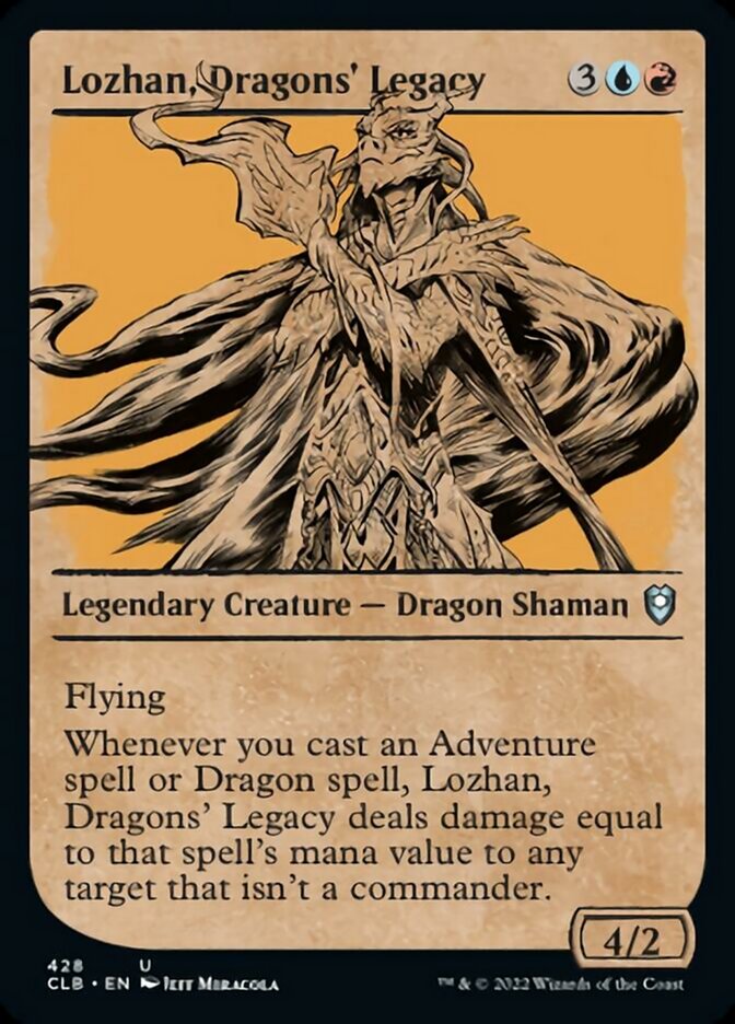 Lozhan, Dragons' Legacy (Showcase) [Commander Legends: Battle for Baldur's Gate] | Good Games Cannington