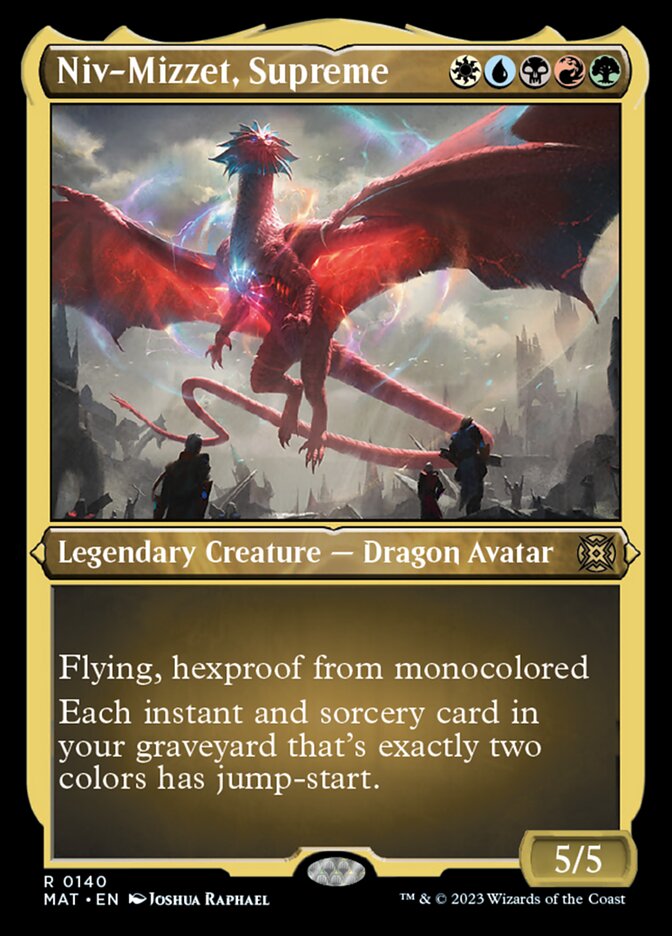 Niv-Mizzet, Supreme (Foil Etched) [March of the Machine: The Aftermath] | Good Games Cannington