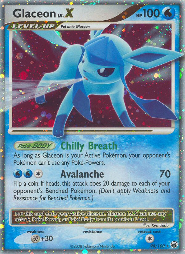 Glaceon LV.X (98/100) [Diamond & Pearl: Majestic Dawn] | Good Games Cannington