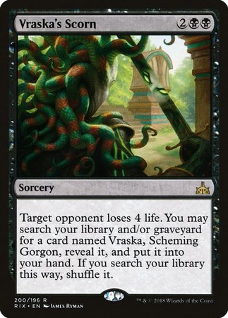 Vraska's Scorn [Rivals of Ixalan] | Good Games Cannington