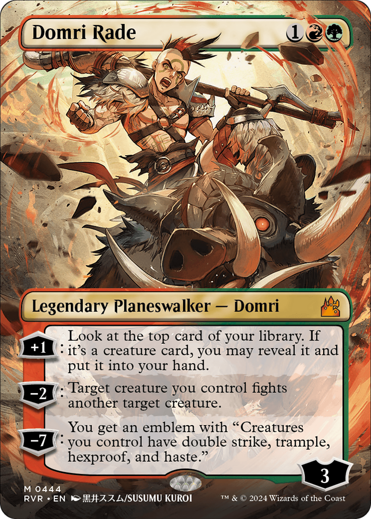 Domri Rade (Anime Borderless) [Ravnica Remastered] | Good Games Cannington