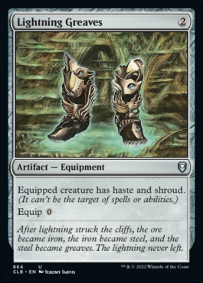 Lightning Greaves [Commander Legends: Battle for Baldur's Gate] | Good Games Cannington