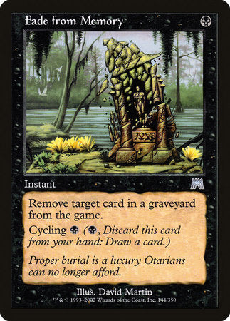 Fade from Memory [Onslaught] | Good Games Cannington