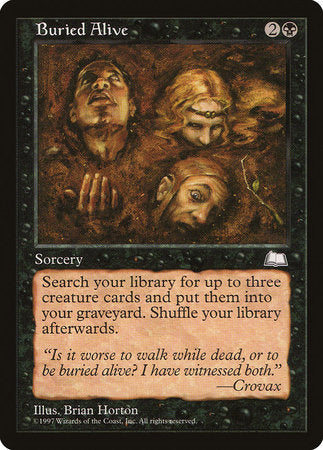 Buried Alive [Weatherlight] | Good Games Cannington