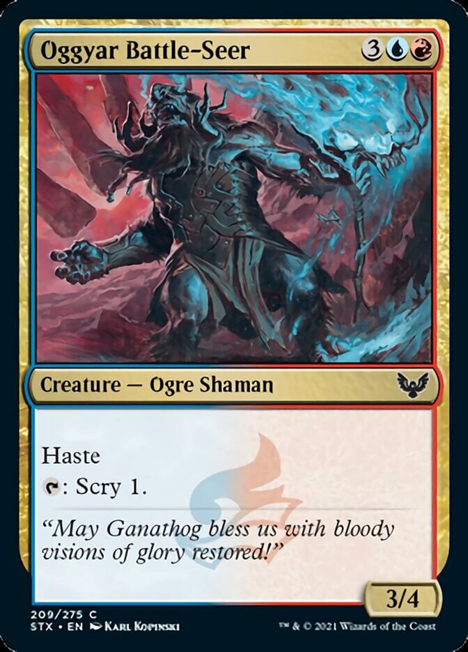 Oggyar Battle-Seer [Strixhaven: School of Mages] | Good Games Cannington