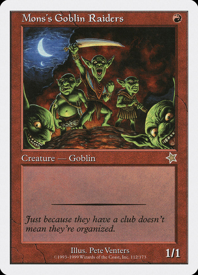 Mons's Goblin Raiders [Starter 1999] | Good Games Cannington