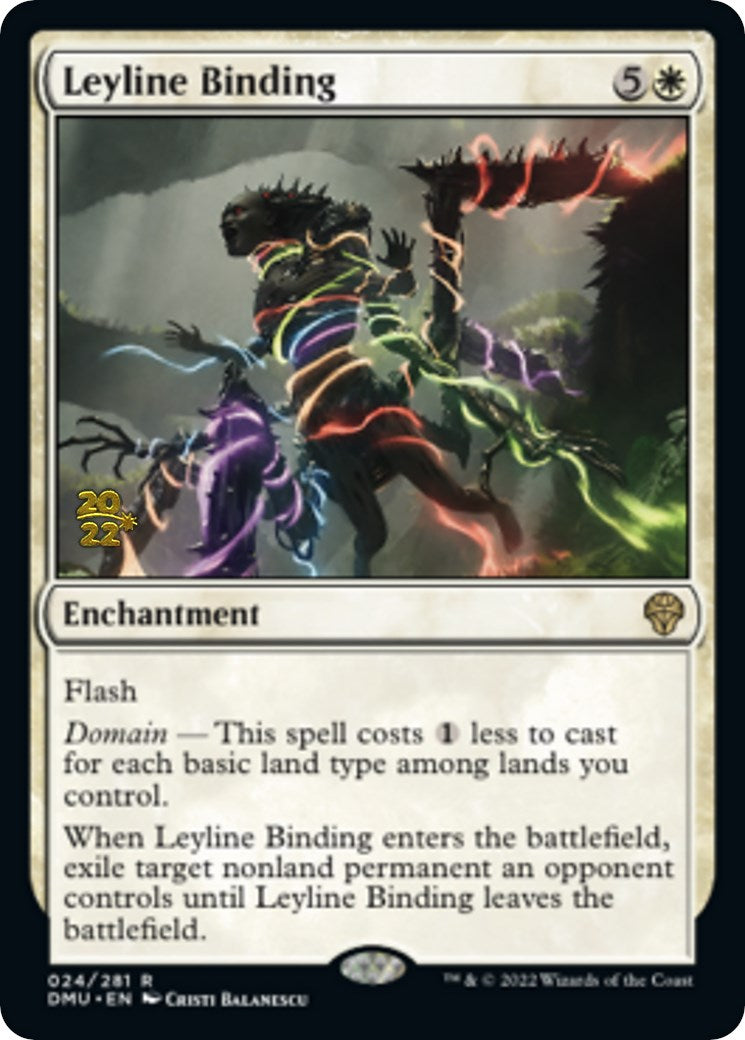 Leyline Binding [Dominaria United Prerelease Promos] | Good Games Cannington