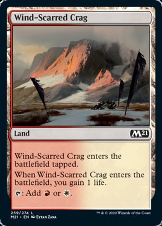 Wind-Scarred Crag [Core Set 2021] | Good Games Cannington