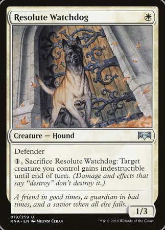 Resolute Watchdog [Ravnica Allegiance] | Good Games Cannington