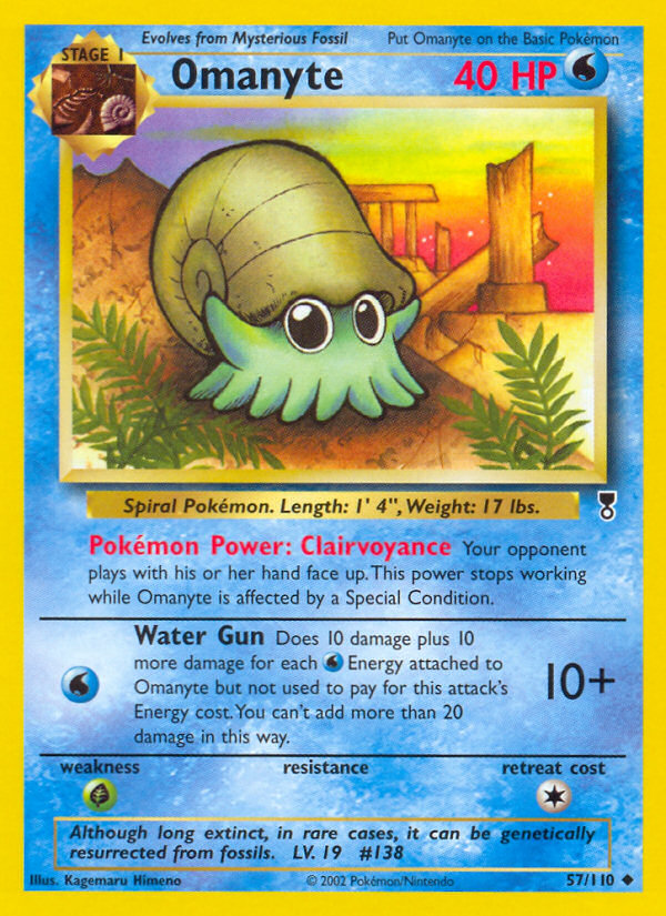 Omanyte (57/110) [Legendary Collection] | Good Games Cannington
