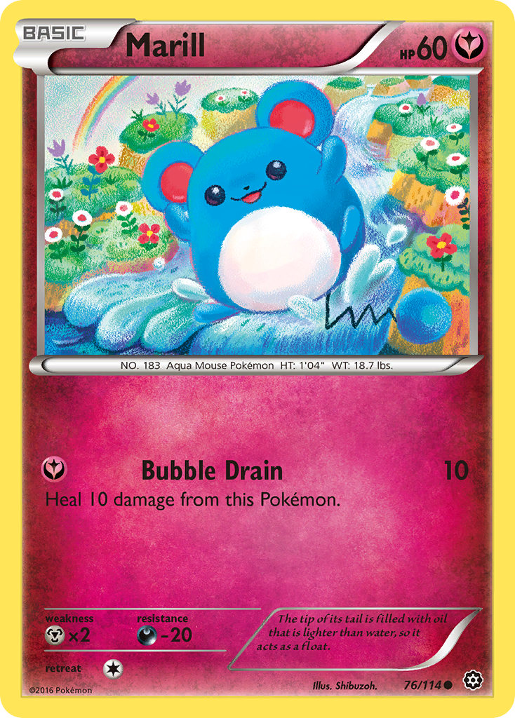 Marill (76/114) [XY: Steam Siege] | Good Games Cannington