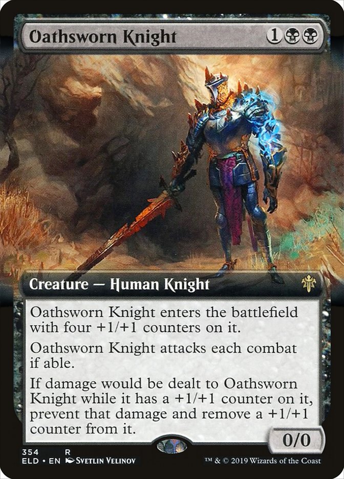 Oathsworn Knight (Extended Art) [Throne of Eldraine] | Good Games Cannington