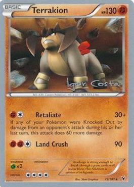 Terrakion (73/101) (Pesadelo Prism - Igor Costa) [World Championships 2012] | Good Games Cannington