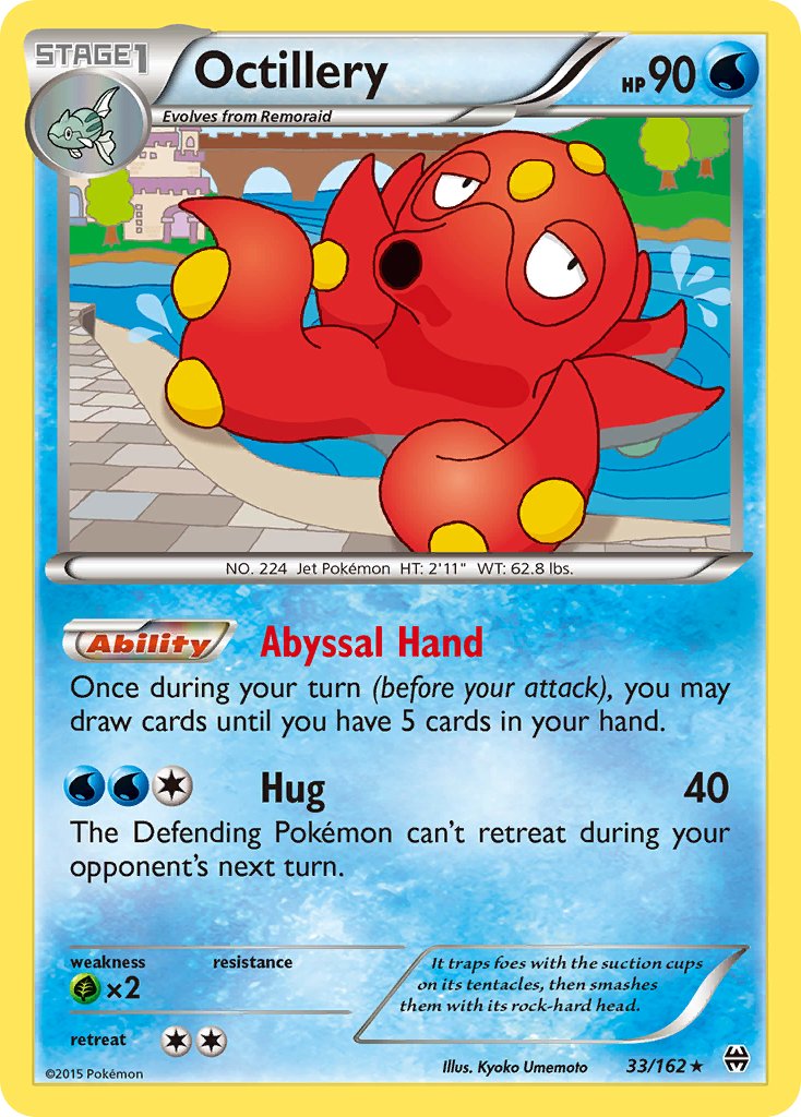 Octillery(33/162) (Theme Deck Exclusive) [XY: BREAKthrough] | Good Games Cannington