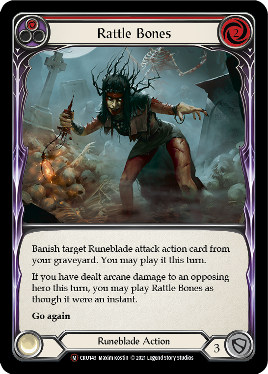 Rattle Bones [U-CRU143-RF] Unlimited Rainbow Foil | Good Games Cannington