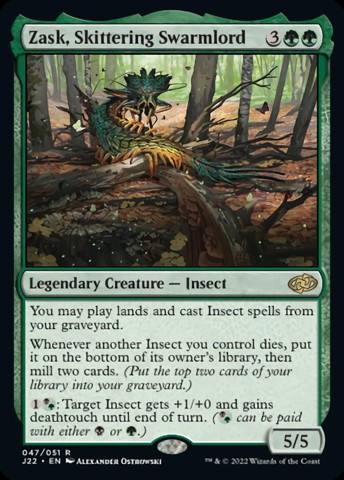 Zask, Skittering Swarmlord [Jumpstart 2022] | Good Games Cannington