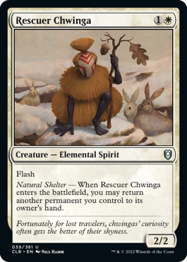 Rescuer Chwinga [Commander Legends: Battle for Baldur's Gate] | Good Games Cannington