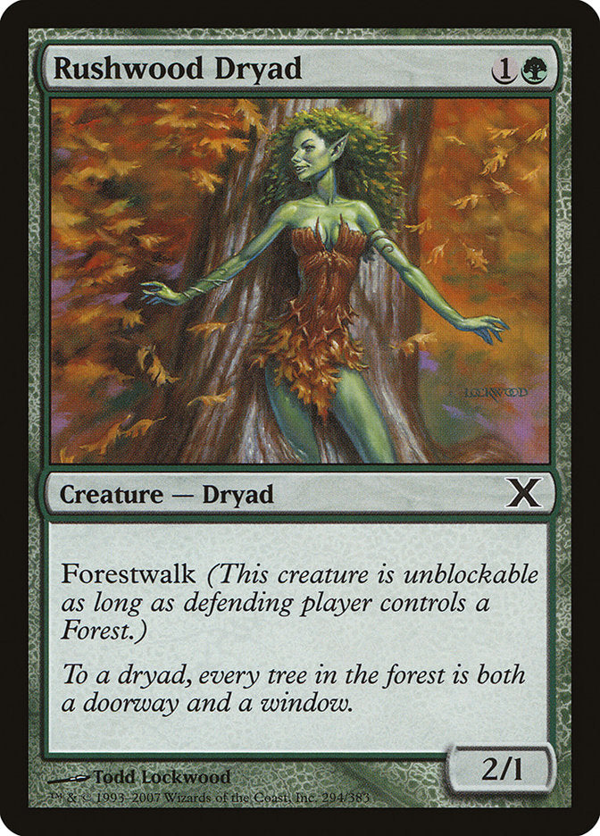 Rushwood Dryad [Tenth Edition] | Good Games Cannington