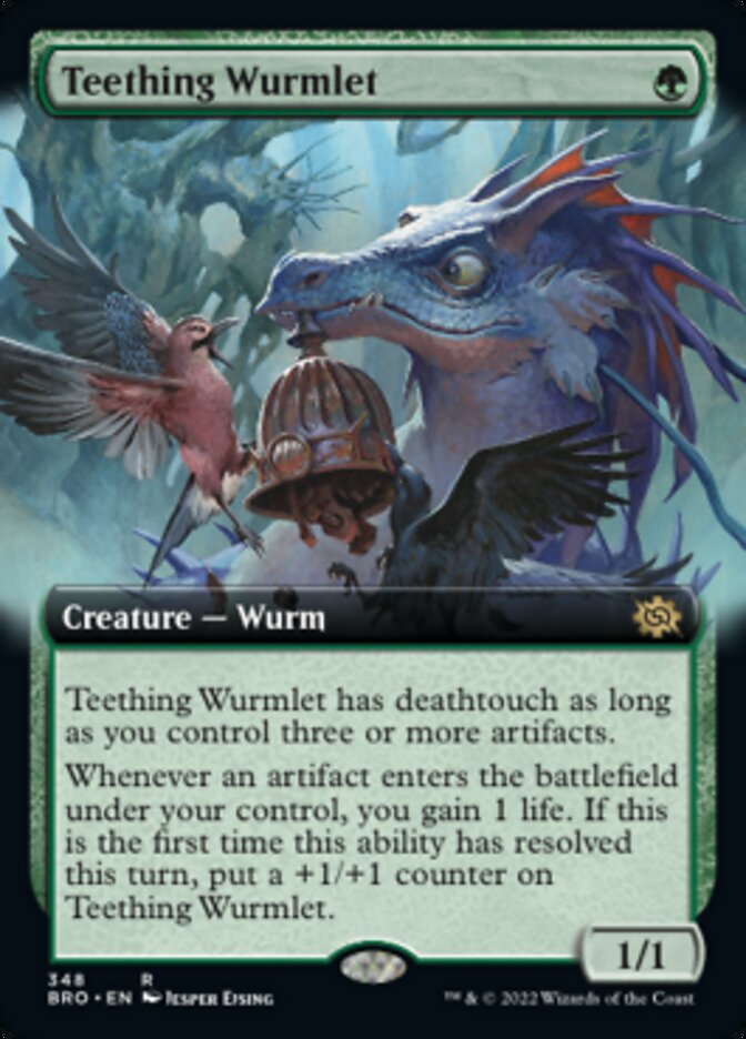 Teething Wurmlet (Extended Art) [The Brothers' War] | Good Games Cannington