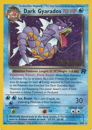 Dark Gyarados (8/82) (Prerelease Promo) [Team Rocket Unlimited] | Good Games Cannington