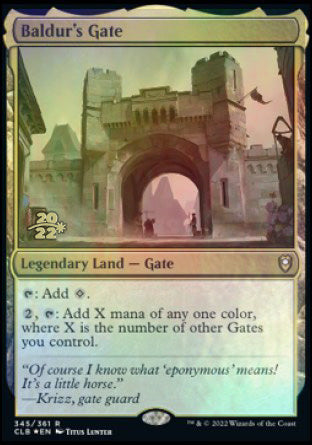 Baldur's Gate [Commander Legends: Battle for Baldur's Gate Prerelease Promos] | Good Games Cannington