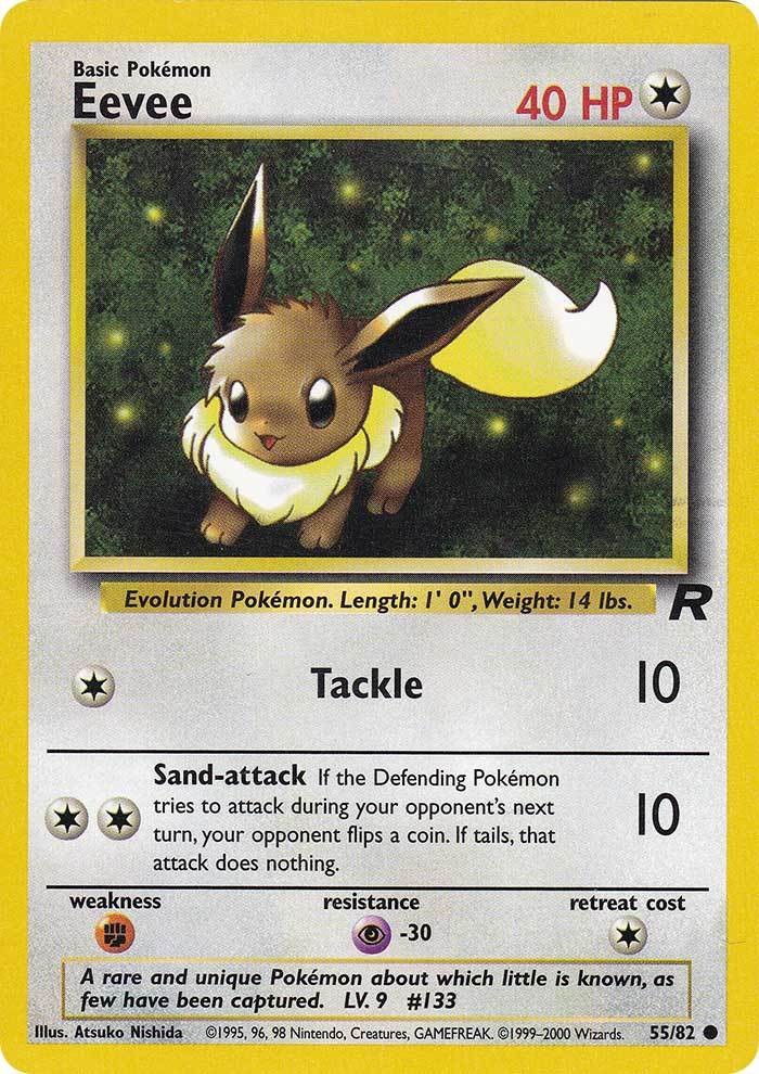 Eevee (55/82) [Team Rocket Unlimited] | Good Games Cannington