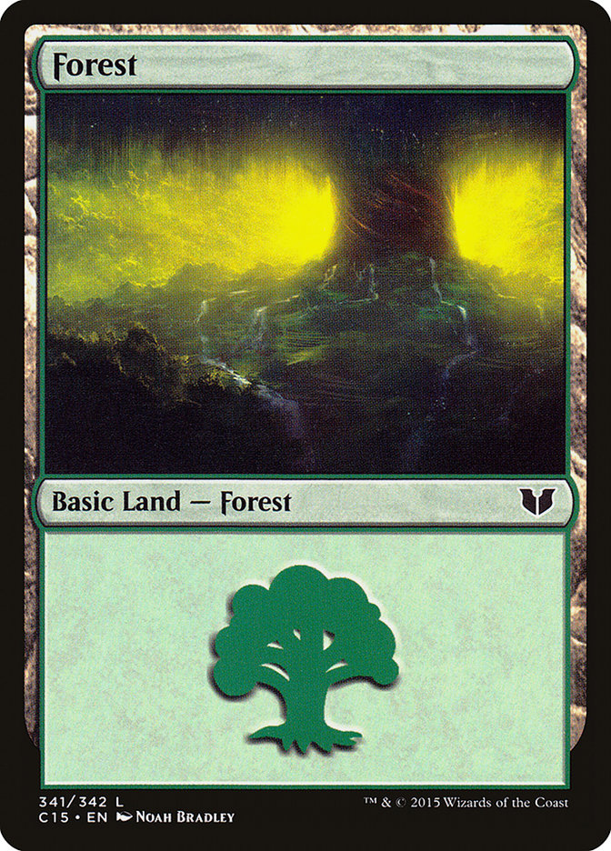 Forest (341) [Commander 2015] | Good Games Cannington