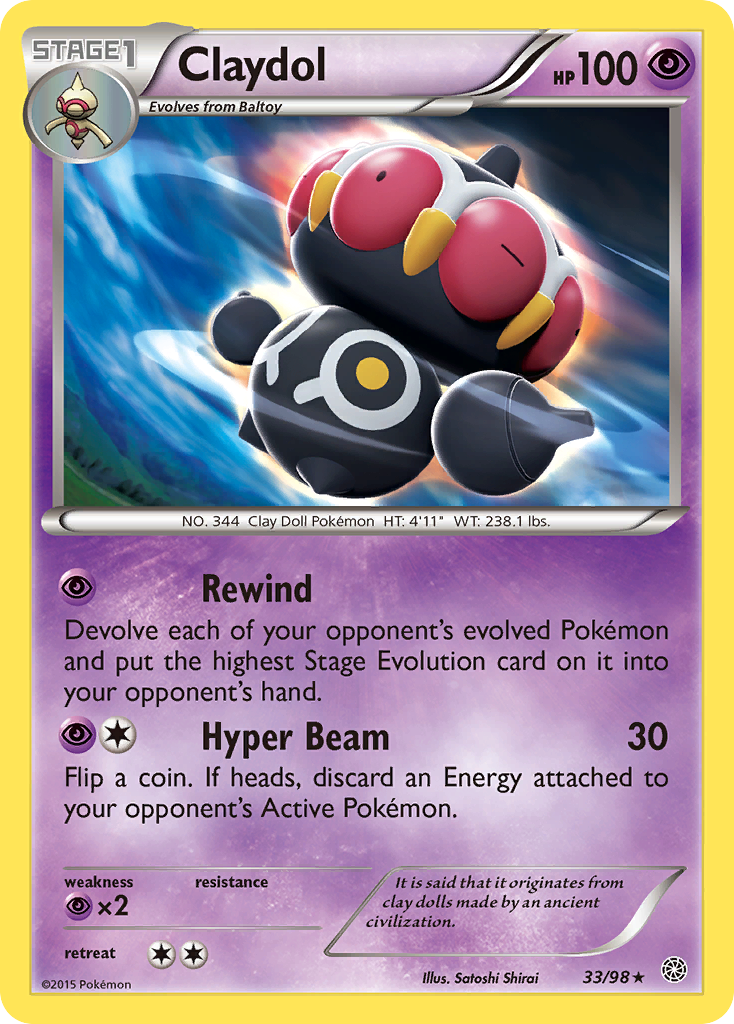 Claydol (33/98) [XY: Ancient Origins] | Good Games Cannington