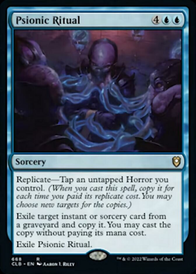 Psionic Ritual [Commander Legends: Battle for Baldur's Gate] | Good Games Cannington