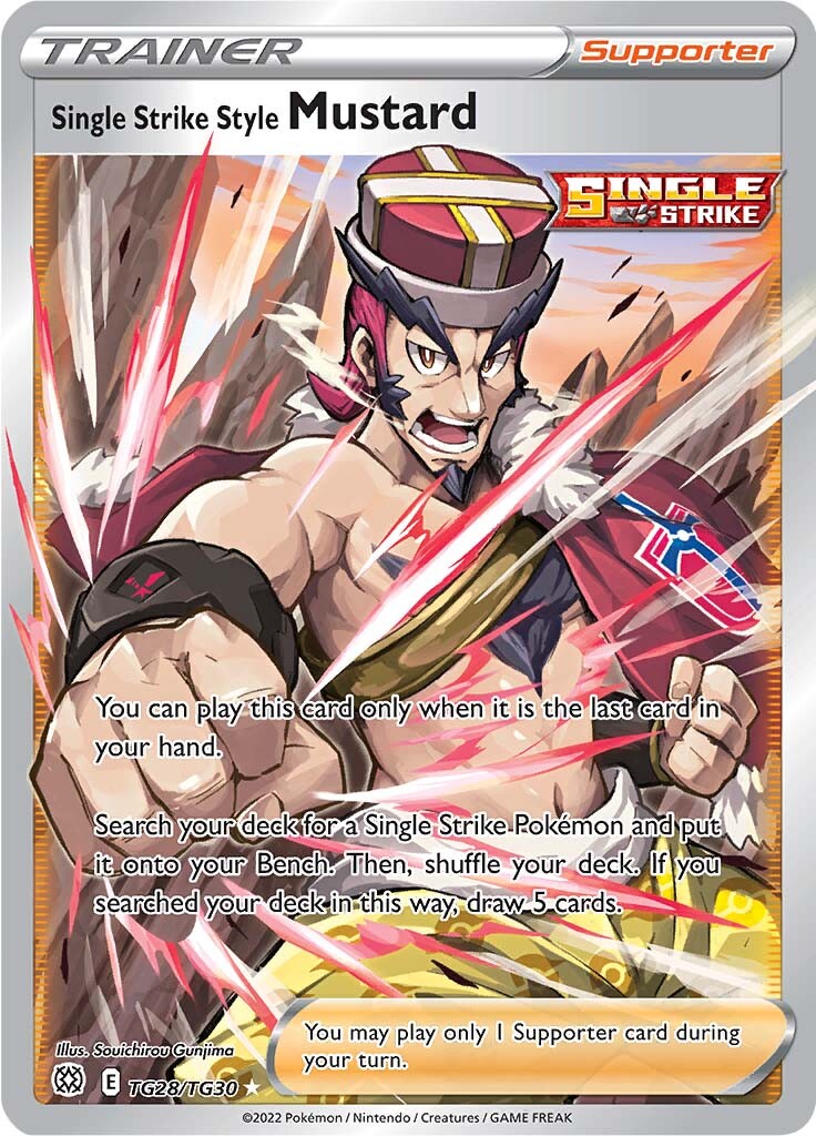 Single Strike Style Mustard (TG28/TG30) [Sword & Shield: Brilliant Stars] | Good Games Cannington