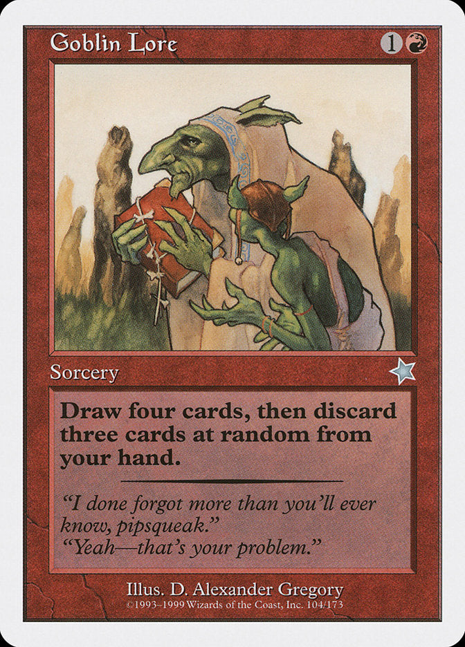 Goblin Lore [Starter 1999] | Good Games Cannington
