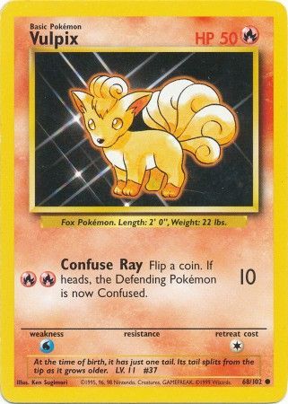 Vulpix (68/102) [Base Set Unlimited] | Good Games Cannington