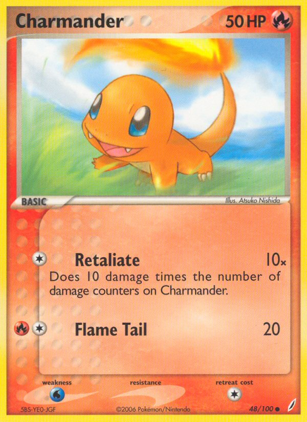 Charmander (48/100) [EX: Crystal Guardians] | Good Games Cannington