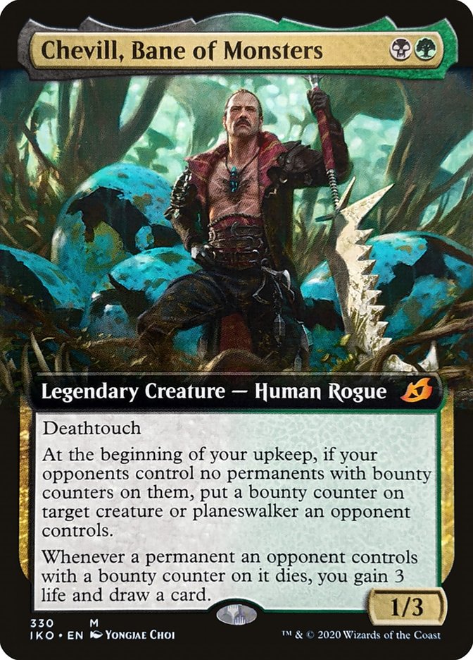Chevill, Bane of Monsters (Extended Art) [Ikoria: Lair of Behemoths] | Good Games Cannington