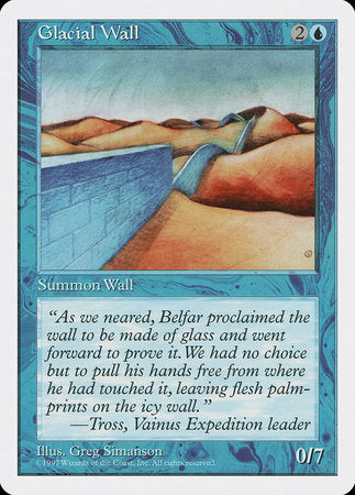 Glacial Wall [Fifth Edition] | Good Games Cannington