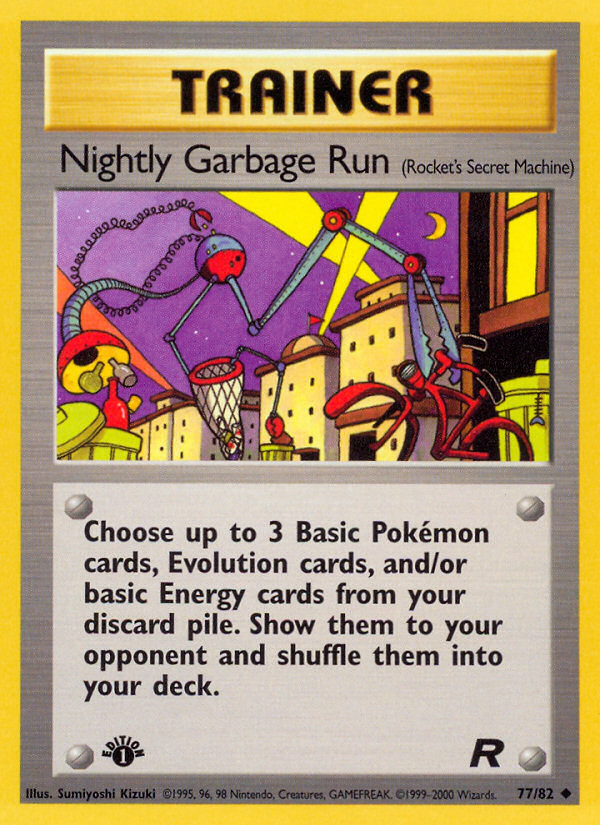 Nightly Garbage Run (77/82) [Team Rocket 1st Edition] | Good Games Cannington