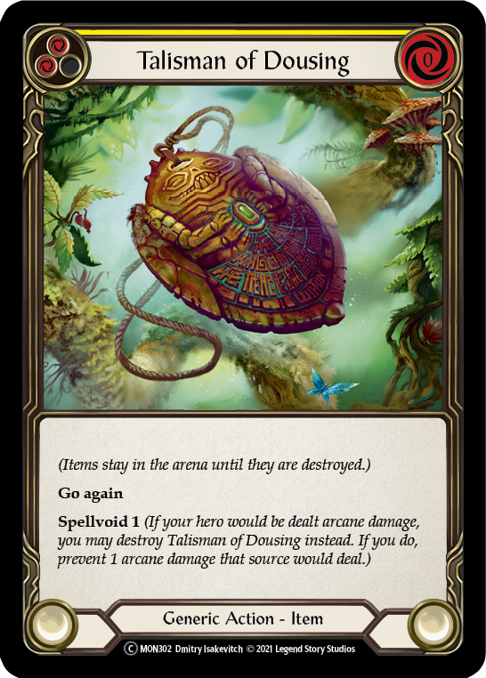 Talisman of Dousing [U-MON302-RF] Unlimited Rainbow Foil | Good Games Cannington