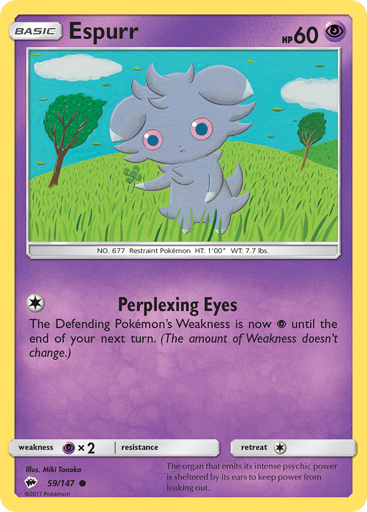 Espurr (59/147) [Sun & Moon: Burning Shadows] | Good Games Cannington
