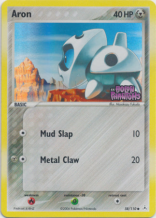 Aron (58/110) (Stamped) [EX: Holon Phantoms] | Good Games Cannington