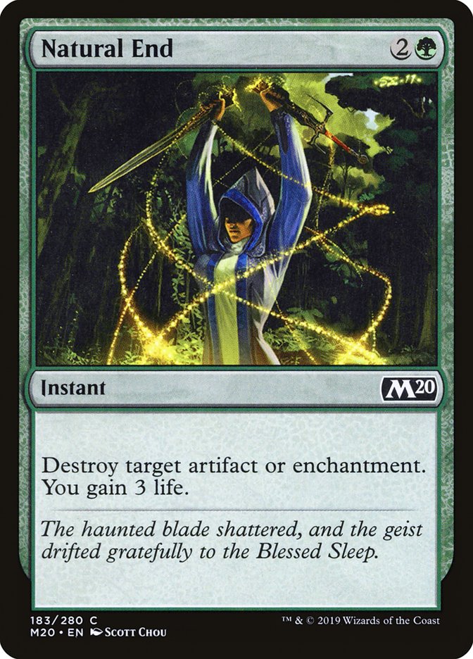 Natural End [Core Set 2020] | Good Games Cannington