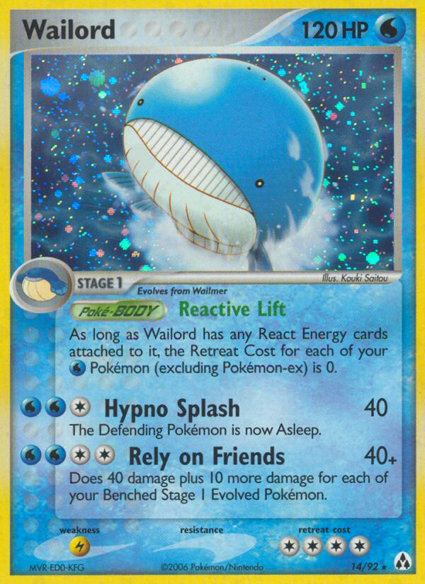 Wailord (14/92) [EX: Legend Maker] | Good Games Cannington