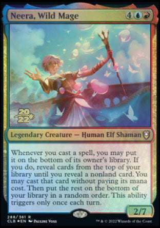 Neera, Wild Mage [Commander Legends: Battle for Baldur's Gate Prerelease Promos] | Good Games Cannington