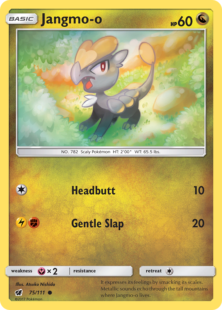 Jangmo-o (75/111) [Sun & Moon: Crimson Invasion] | Good Games Cannington