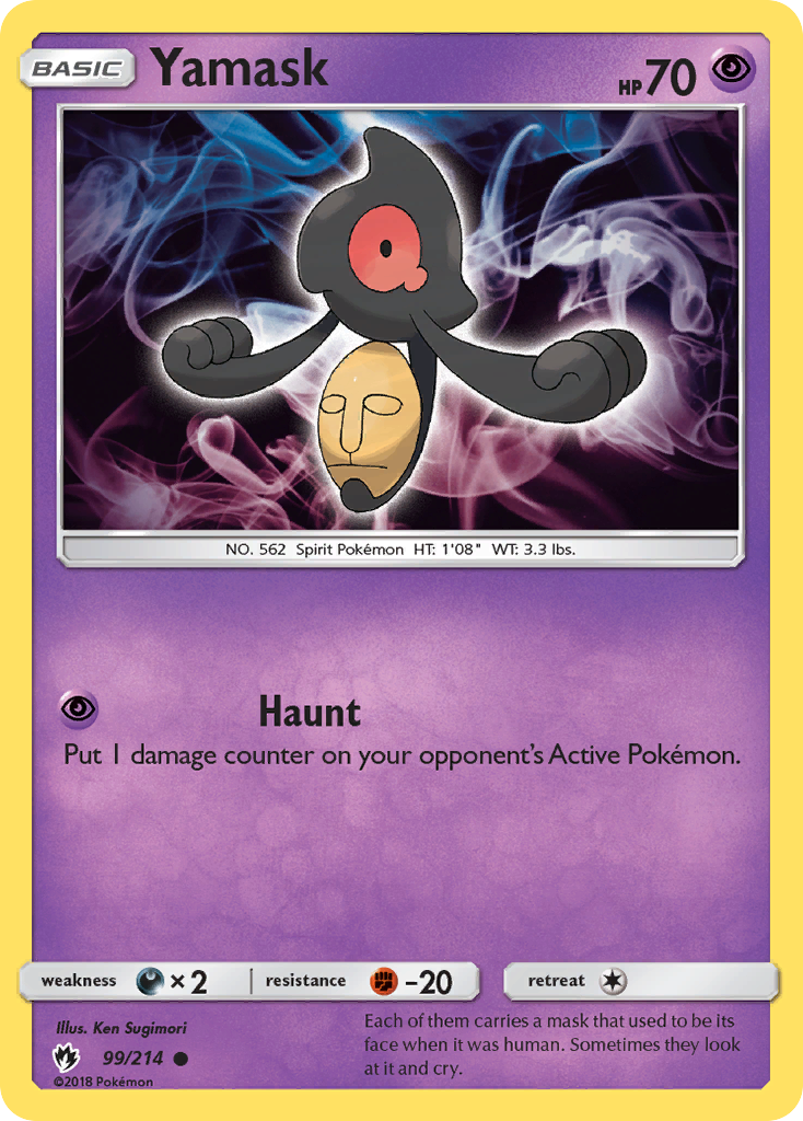 Yamask (99/214) [Sun & Moon: Lost Thunder] | Good Games Cannington