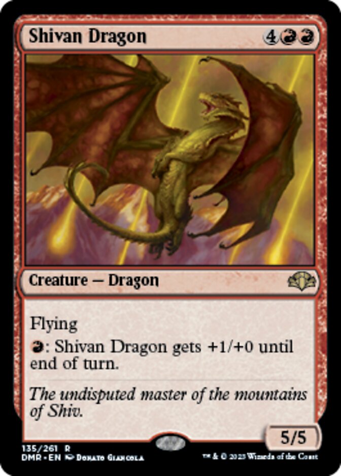 Shivan Dragon [Dominaria Remastered] | Good Games Cannington
