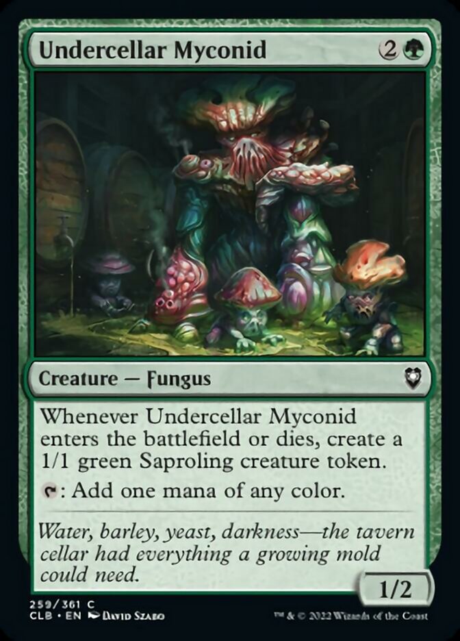 Undercellar Myconid [Commander Legends: Battle for Baldur's Gate] | Good Games Cannington