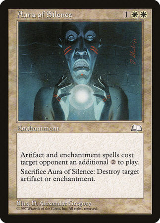 Aura of Silence [Weatherlight] | Good Games Cannington